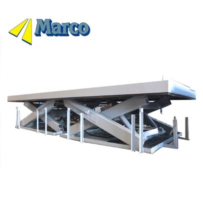 Een hydraulisch schaar-liftplatform voor nauwkeurige röntgenonderzoek van voertuigen M5-050040-D4/2L